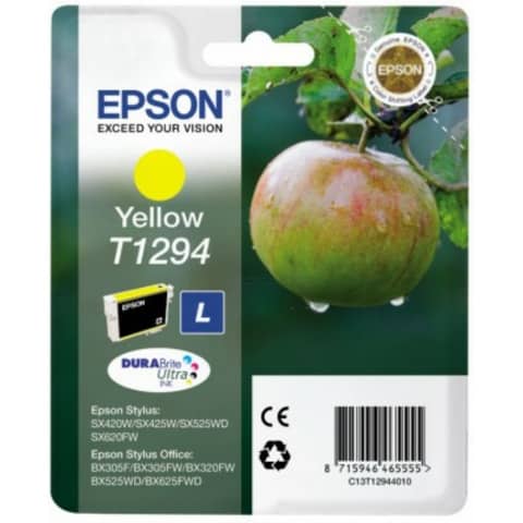 Cartuccia inkjet ink pigmentato Mela T1294 Epson giallo C13T12944012