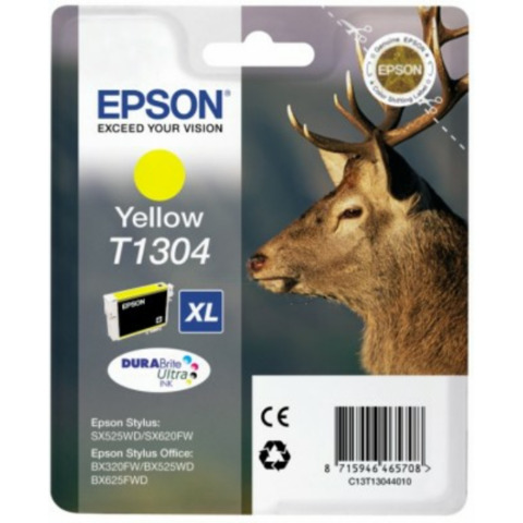 Cartuccia inkjet ink pigmentato Cervo T1304 Epson giallo C13T13044012