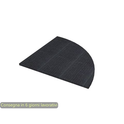 Raccordo a 90° per scrivanie Artexport Presto 80×80 cm nero venato frassino 313/8