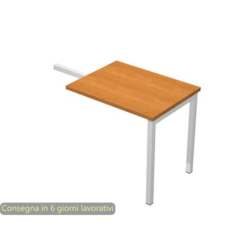 Allungo reversibile dx/sx per scrivania Artexport Presto VenerePlus 80x60x72,5cm noce chiaro – 671/4