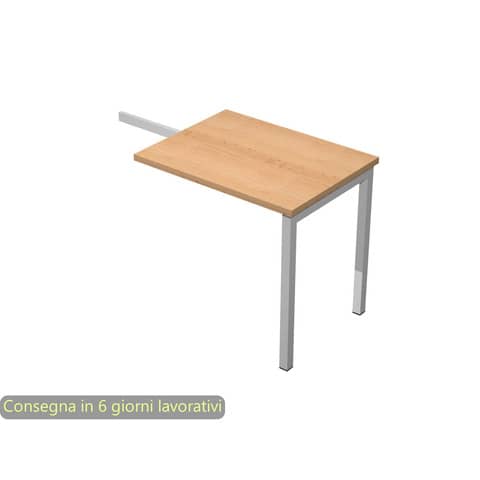 Allungo reversibile dx/sx per scrivania Artexport Presto Venere Plus 80x60x72,5 cm faggio – 671/6