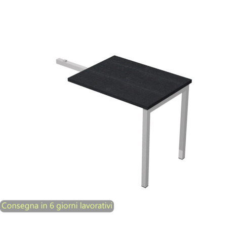 Allungo reversibile dx/sx Artexport Presto Venere Plus 80x60xH.72,5cm nero venato frassino – 671/8