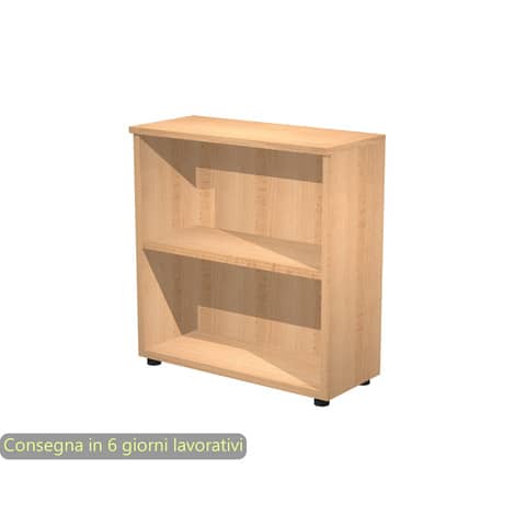 Mobile a giorno basso faggio 80x35xH.72 cm con 1 ripiano regolabile linea Presto Artexport – 030/6