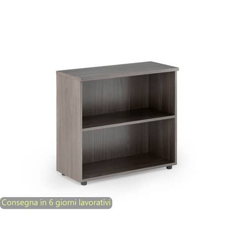 Mobile a giorno basso frassino toscano 80x35xH.72 cm con 1 ripiano regolabile linea Presto Artexport – 030/F