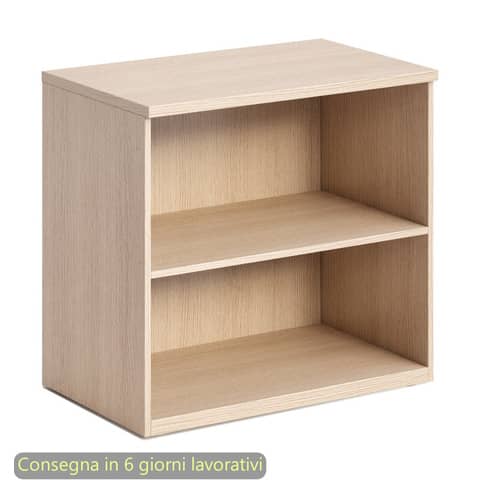Mobile a giorno basso rovere 80x46xH.73 cm con 1 ripiano linea Bridge/Flex Artexport – BB/C