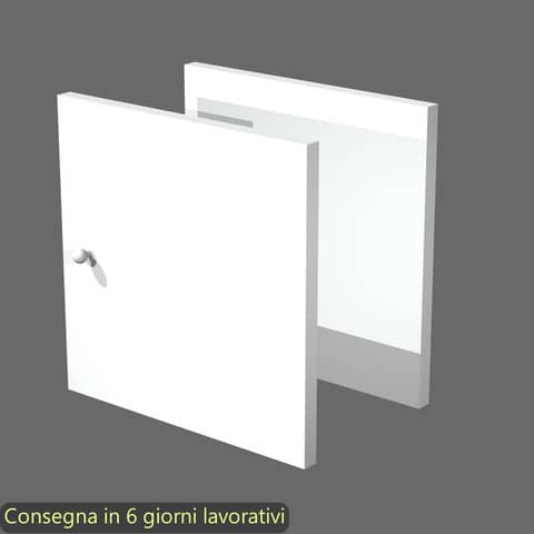 Coppia di antine bianche per libreria componibile Maxicolor Artexport – 32,2×32,2 cm – 2A MaxC/3