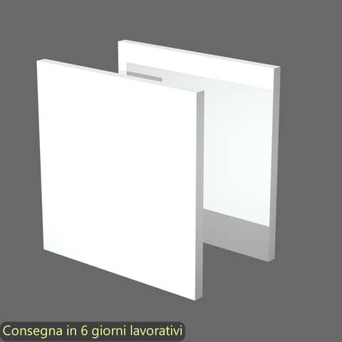 Coppia di dietri bianchi per libreria componibile Maxicolor Artexport – 32,2×32,1 cm – 2R MaxC/3