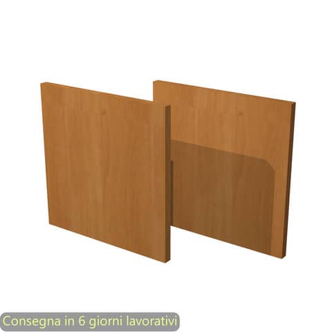 Coppia di dietri noce chiaro per libreria componibile Maxicolor Artexport 32,2×32,1 cm – 2R MaxC/4
