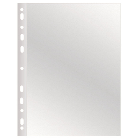 Buste a perforazione universale Q-Connect 22×30 cm alto spessore finitura liscia conf. 50 pezzi – KF11187
