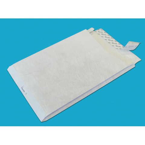 Buste a sacco con strip Tyvek Postyvek 55 g/m² bianco 25×35,3 cm conf. 100 pezzi – 0754
