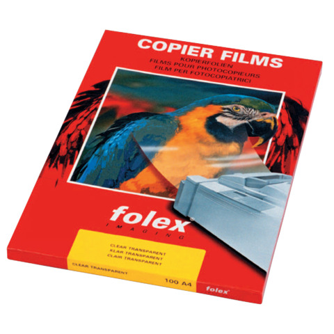 Film per fotocopiatrici monocrom. Folex X-10.0 poliestere traslucido 0,1 mm A4  Conf. 100 pz. – 39100.100.44000