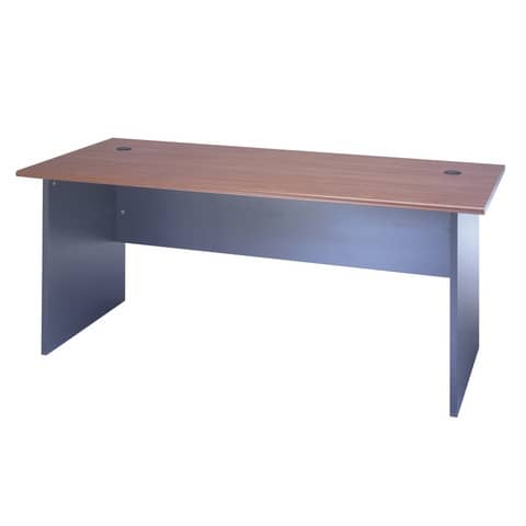 Scrivania Frensy Venice 180x80x72 cm piano ciliegio – fianchi a pannello antracite – UVES18