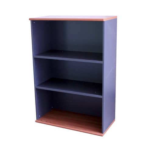 Mobile medio a giorno Frensy Venice 2 ripiani doppia larghezza 90x45x130 cm Ciliegio/Antracite – UVEM139