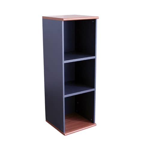 Mobile medio a giorno Frensy Venice 2 ripiani 45x45x130 cm Ciliegio/Antracite – UVEM134