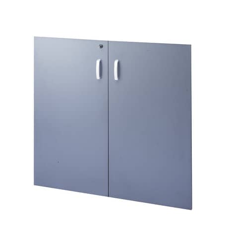 Coppia ante per mobile basso Frensy Venice doppia larghezza 90×90 cm Antracite – UVEAT99