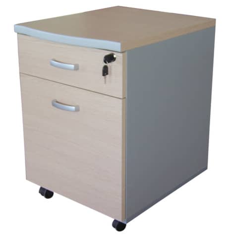 Mobile portacartelle basso Frensy EMOTION 1 cassetto – 44x55x63 cm rovere UEMCPC