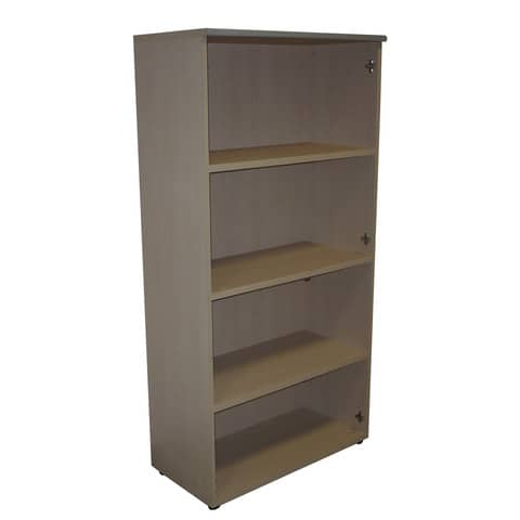 Mobile alto a giorno Frensy EMOTION 3 ripiani doppia larghezza 90x45x180 cm rovere UEMM18