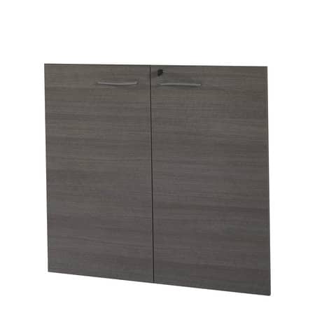 Coppia ante mobile basso Frensy Larix 90×90 cm rovere grigio ULAGAT99