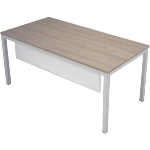 Scrivania con gambe metalliche Frensy Florence 180x80x72 cm olmo frassino chiaro – UFLSM18