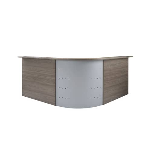 Scrivania Reception Frensy Florence con sopralzo 160x80x72 cm fianchi a pannello olmo- UFLSRSA16