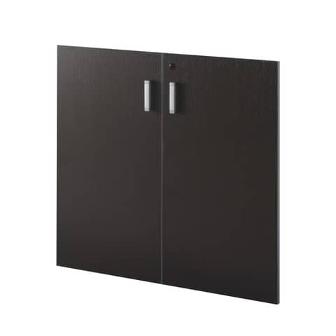 Coppia ante sezione bassa Frensy Spirit 90×90 cm wengé per mobile H.210 cm USPWM210B