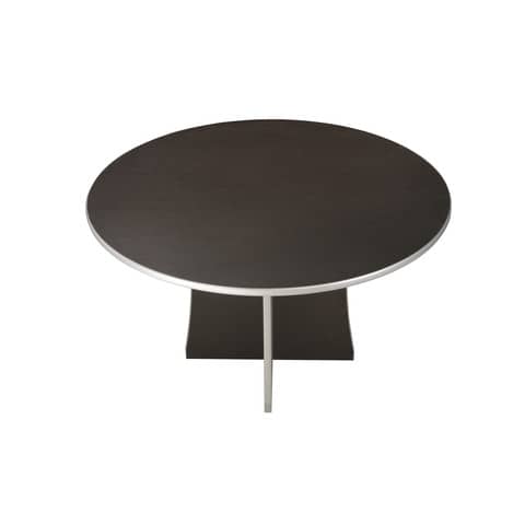Tavolo miniriunione Frensy Spirit Ø 125 cm – H.72 cm wengé USPWTR125