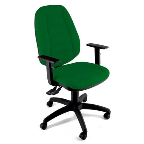 Sedia operativa girevole Unisit Cerere CRSY Eco Smart – rivestimento Eco – verde – CRSY/EV