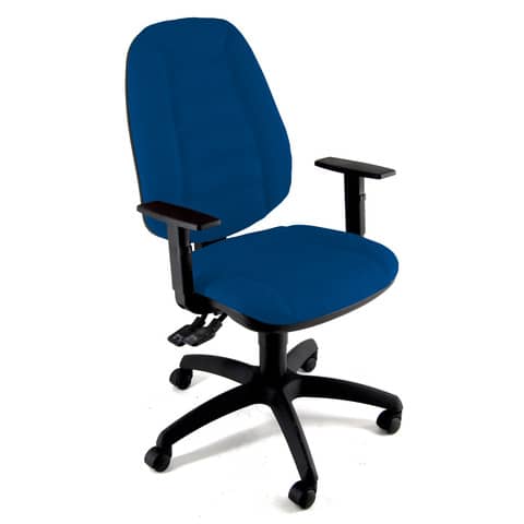 Sedia operativa girevole Unisit Cerere CRSY Eco Smart – rivestimento fili di luce blu – CRSY/F11