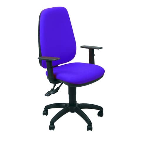 Sedia operativa girevole Unisit Teti TETE Eco Smart – rivestimento ignifugo blu – con braccioli – TETE/IB