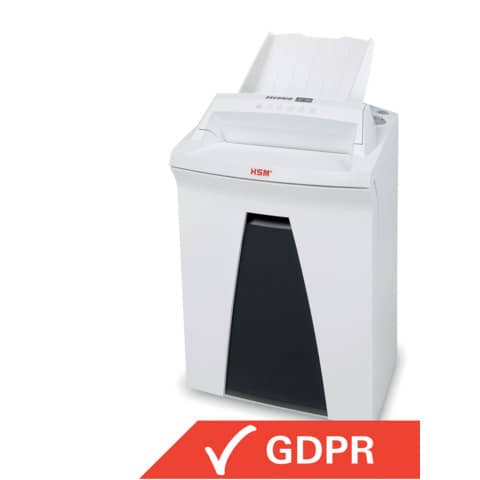 Distruggidocumenti uso frequente HSM SECURIO AF150 P-4 35 L – taglio a frammenti 4,5×30 mm – bianco – 2083111