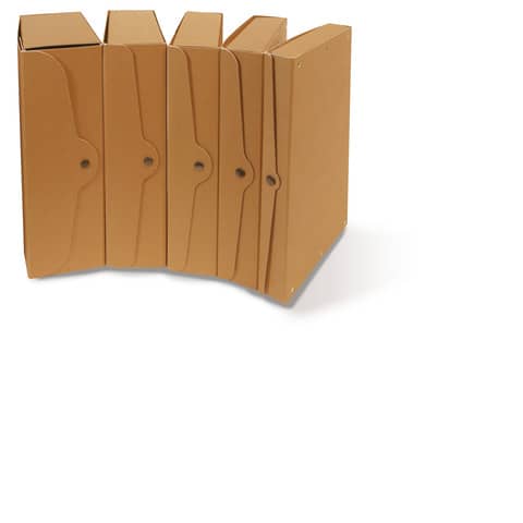 Scatola portaprogetti con bottone in cartone EURO-CART 35×25 cm dorso 6 cm FMCXCPECO06AV