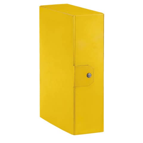 Cartella portaprogetti Esselte C90 DELSO ORDER dorso 10 cm presspan lucido giallo 25×35 cm  – 390390090