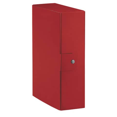 Cartella portaprogetti Esselte C90 DELSO ORDER dorso 10 cm presspan lucido rosso 25×35 cm  – 390390160