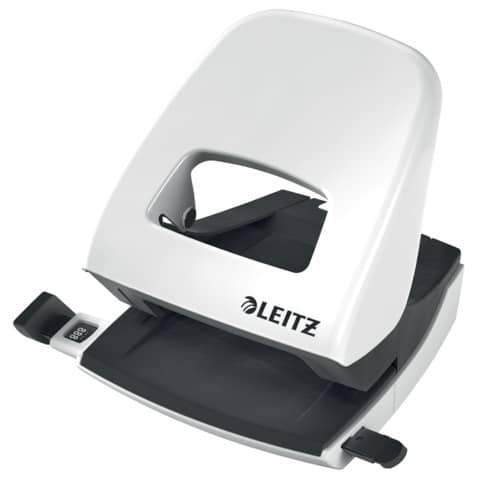 Perforatore 5008 2 fori – 30 fogli Leitz NeXXt Series bianco metallizzato 50081201