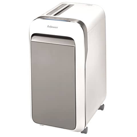 Distruggidocumenti uso moderato Fellowes LX221 – P-5 – 30 L – taglio a microframmenti 2×12 mm – bianco 5050501