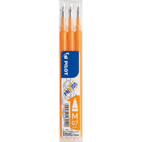 Refill penne a sfera Pilot Frixion Ball e Clicker 0,7 mm pesca Set 3 pezzi – 6848