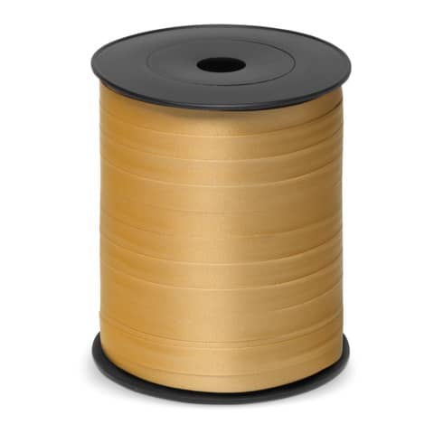Nastro da regalo in rocchetto Brizzolari 10 mm x 250 mt oro 3870.ORO