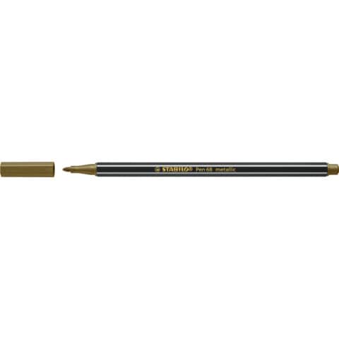 Pennarelli Stabilo Pen 68 metallic 1 mm  oro – 68/810