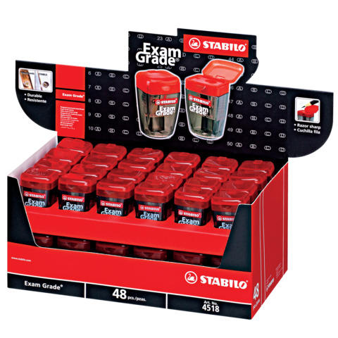 Temperamatite con serbatoio Stabilo Exam Grade 1 foro – 4518/48
