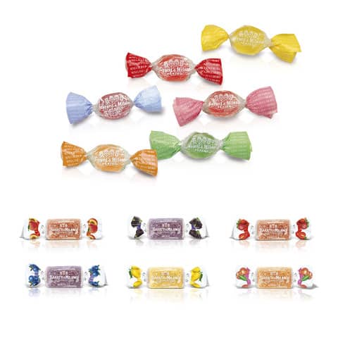 Caramelle Gelées Baratti&Milano Giada assortite 6 gusti frutta – sacchetto 500 g – 01-0042