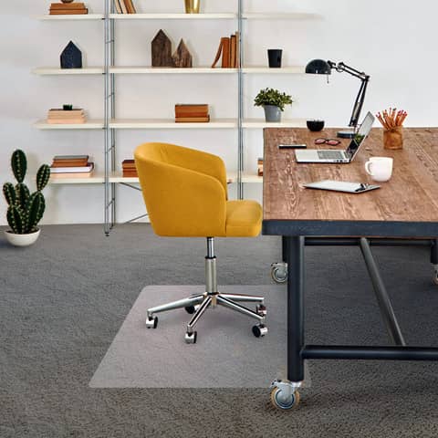 Tappeto protettivo Floortex CLEARTEX® UltiMat 120×120 cm – per moquette trasparente – FR1112123ER