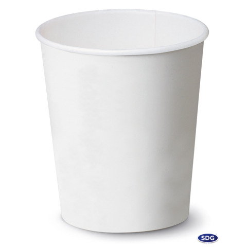 Bicchiere 5,5oz (180 ml) Bianco in cartoncino Scatolificio del Garda Bianco – Conf. 50 pezzi – 111-00-S