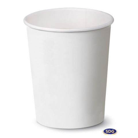 Bicchiere 8oz (240ml) Bianco in cartoncino Scatolificio del Garda Bianco – Conf. 50 pezzi – 112-00-S