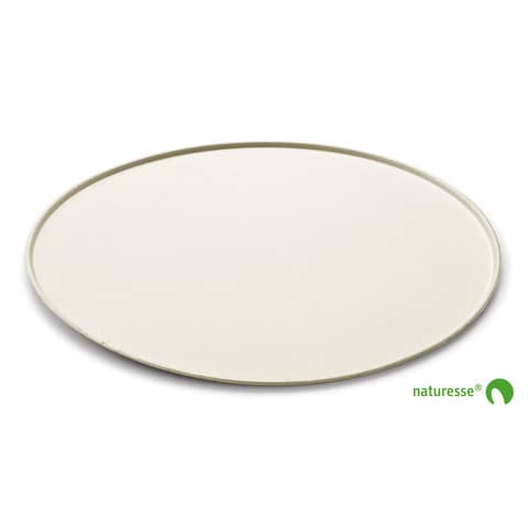 Piatto pizza Ø 32,5 cm in polpa di cellulosa Scatolificio del Garda Bianco – Conf. 50 pezzi – 10485