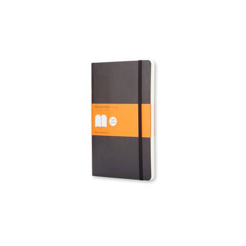 Taccuino a righe large 13×21 cm copertina morbida Moleskine nero QP616