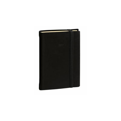 Agenda giornaliera 2027 Quo Vadis Daily 17 Prestige Silk 12×17 cm nero 37601427MQ