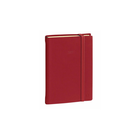 Agenda giornaliera 2027 Quo Vadis Daily 17 Prestige Silk 12×17 cm rosso 37601627MQ
