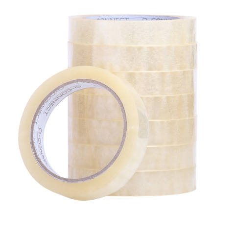 Nastro adesivo trasparente Q-Connect in PP 19 mm x 66 m – torre da 8 rotoli – KF27016