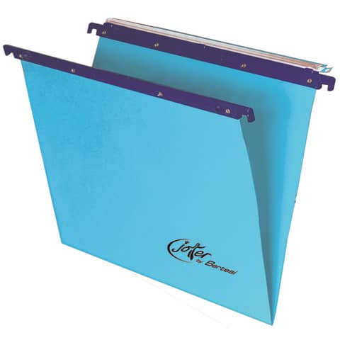 Cartelle sospese orizzontali per cassetti Linea Joker 33 cm fondo V – blu conf. 25 pezzi – 400/330 LINK – A3