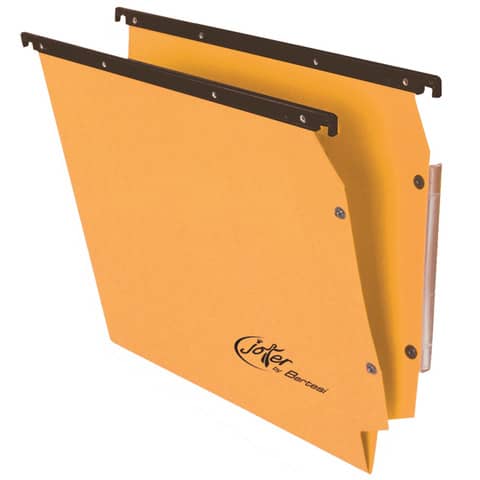 Cartelle sospese laterali per armadi Linea Joker 33 cm fondo V – giallo conf. 25 pezzi – 414F LINK – A5
